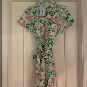 NWT Hill House Home Pink Roses Laura S